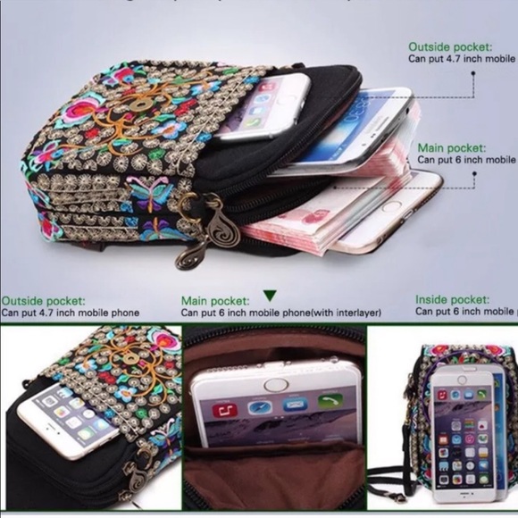 Embroidered Crossbody - Picture 6 of 6